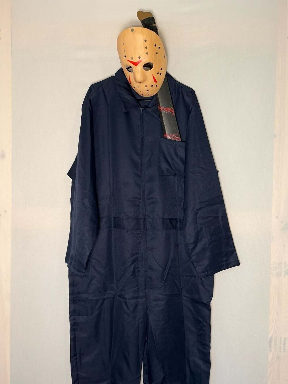 Spirit Halloween Jason Voorhees Jumpsuit Size XXL Navy Costume